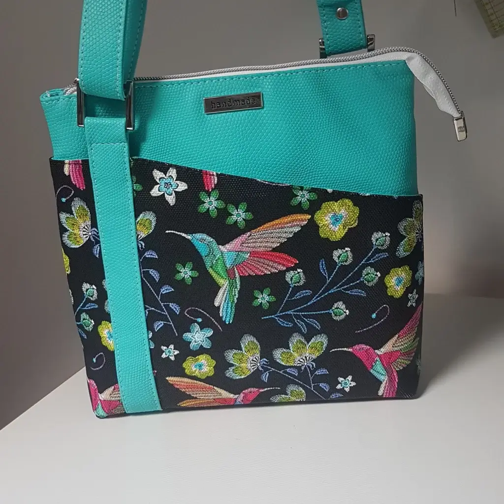 Sac Azur et fleur Instagram