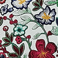 Tissu à motif floral